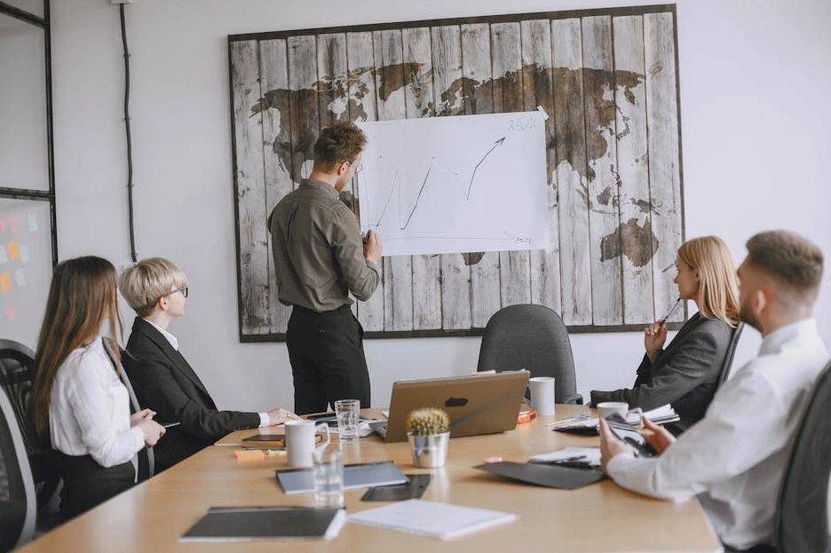 Grafico che mostra la crescita di un profilo social.